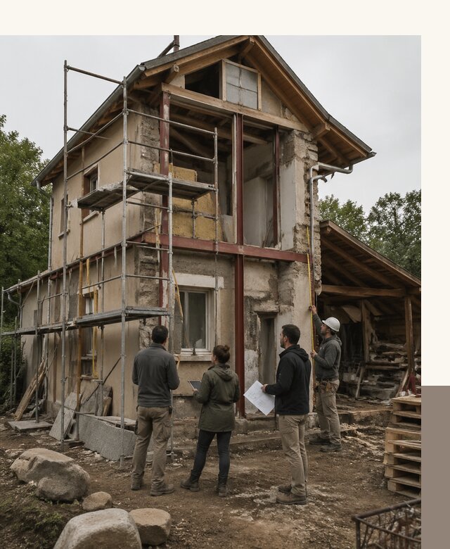 Реконструкция загородного дома под ключ в Муравленке от бюро