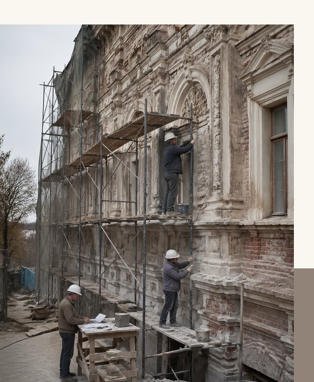 Реставрация объектов культурного наследия под ключ в Муравленке