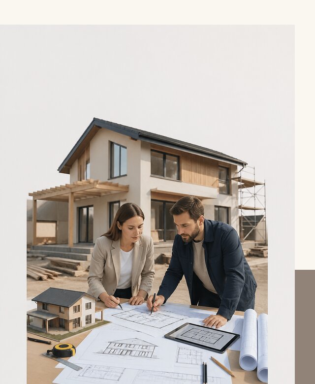 Проектирование дома 8 на 10 с террасой под ключ в Муравленке